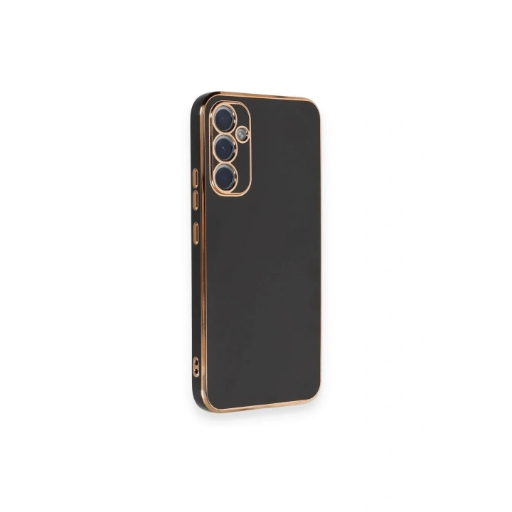 Mey İthalat®  Samsung Galaxy A34 5G Kılıf Volet Silikon - Siyah