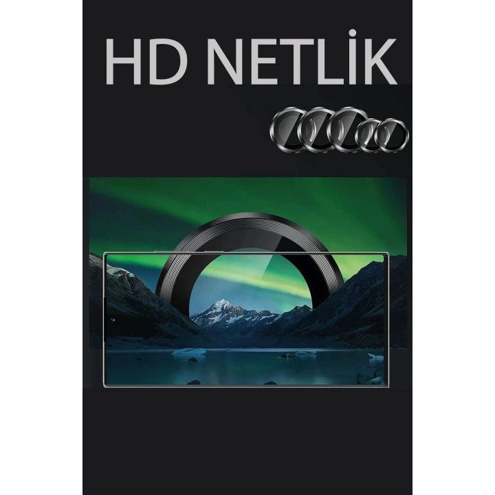 Mey İthalat®  Samsung Galaxy A34 5G Valdez Metal Kamera Lens - Siyah