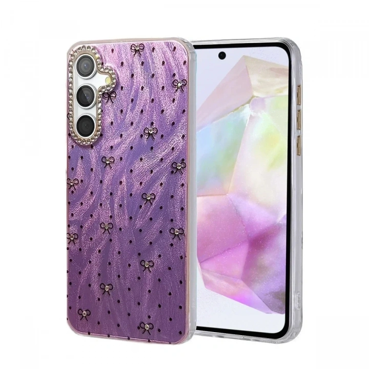 Mey İthalat®  Samsung Galaxy A35 5G Kılıf Blade Aynalı Desenli Kapak - Desen 2