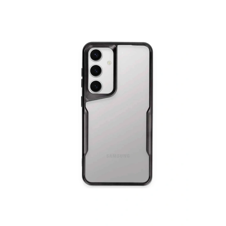 Mey İthalat®  Samsung Galaxy A35 5G Kılıf Boyi Silikon Kapak - Siyah