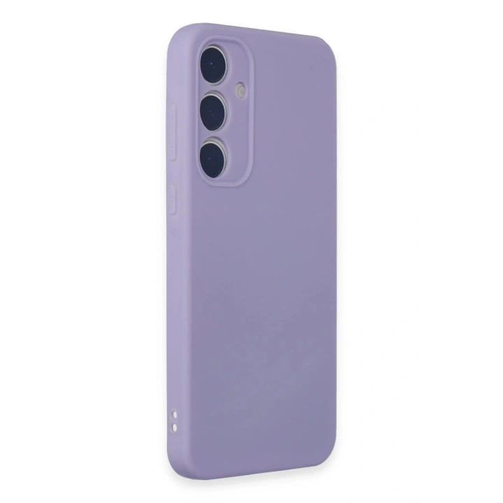 Mey İthalat®  Samsung Galaxy A35 5G Kılıf First Silikon - Lila