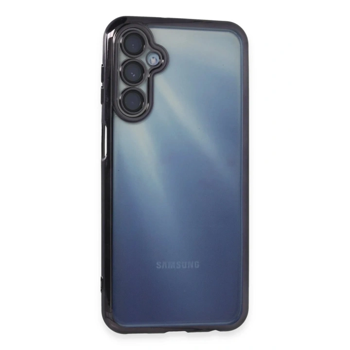 Mey İthalat®  Samsung Galaxy A35 5G Kılıf  Lensli Silikon - Mor