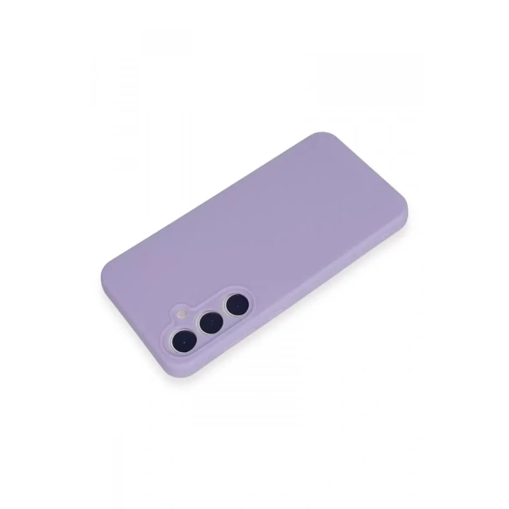 Mey İthalat®  Samsung Galaxy A35 5G Kılıf Nano içi Kadife Silikon - Lila