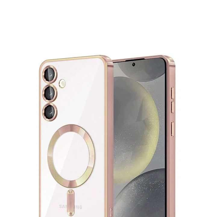 Mey İthalat®  Samsung Galaxy A35 5G Kross Magneticsafe Kapak - Rose