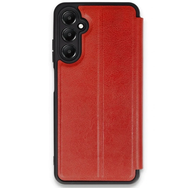 Mey İthalat®  Samsung Galaxy A36 Kılıf Flip Cover - Kırmızı