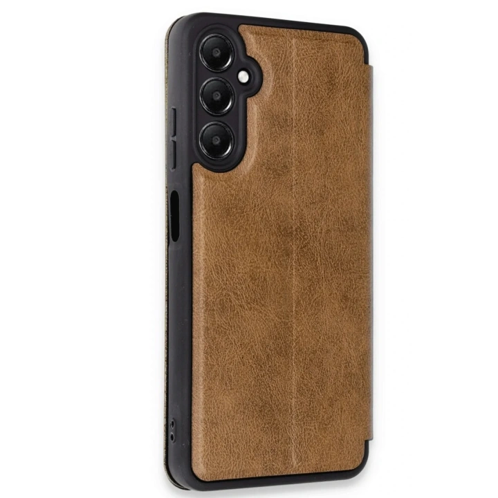 Mey İthalat®  Samsung Galaxy A36 Kılıf Flip Cover - Taba