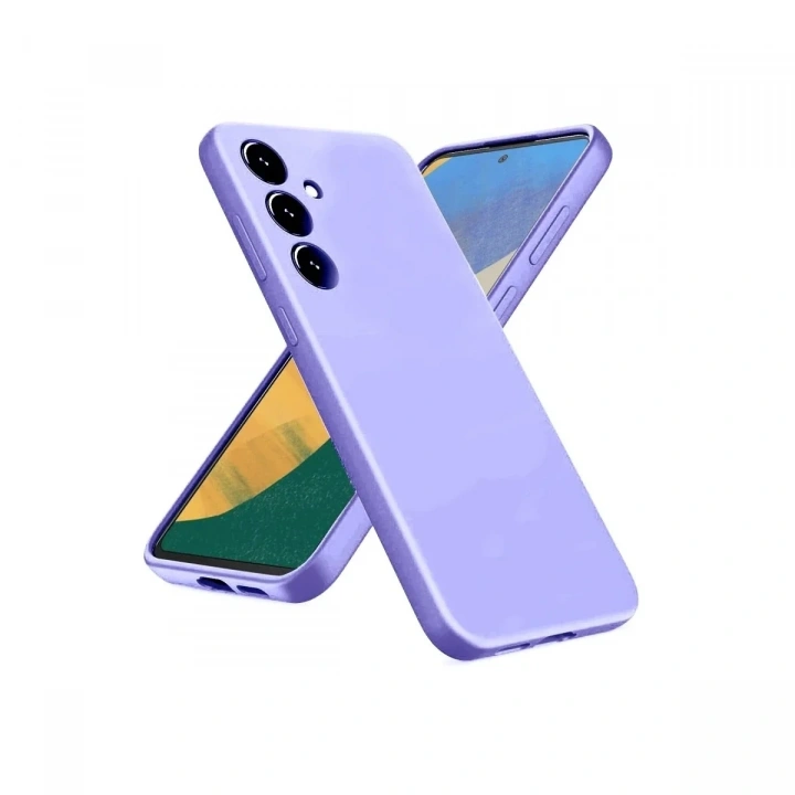 Mey İthalat®  Samsung Galaxy A36 Kılıf Nano içi Kadife Silikon - Lila
