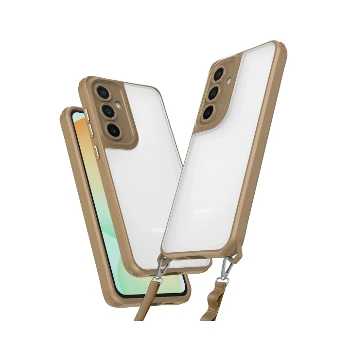 Mey İthalat®  Samsung Galaxy A36 Kılıf Penta Silikon Kılıf - Çöl Titanyum