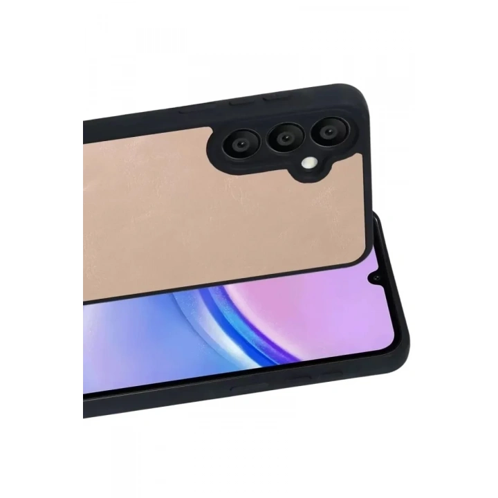 Mey İthalat®  Samsung Galaxy A37 5G Aras Deri Kapak - Pudra