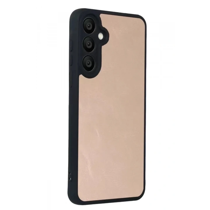 Mey İthalat®  Samsung Galaxy A37 5G Aras Deri Kapak - Pudra