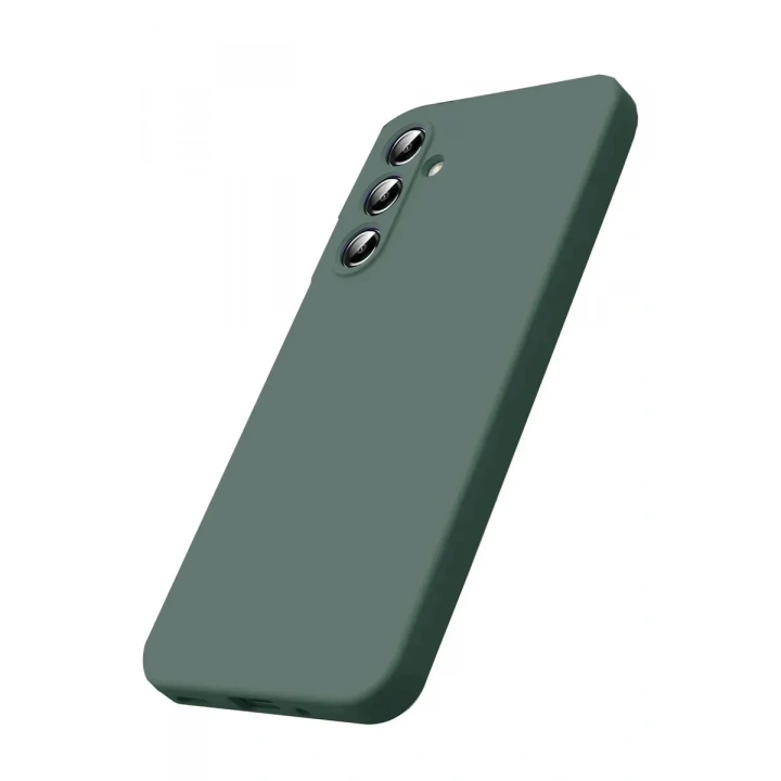Mey İthalat®  Samsung Galaxy A37 5G First Silikon - Koyu Yeşil