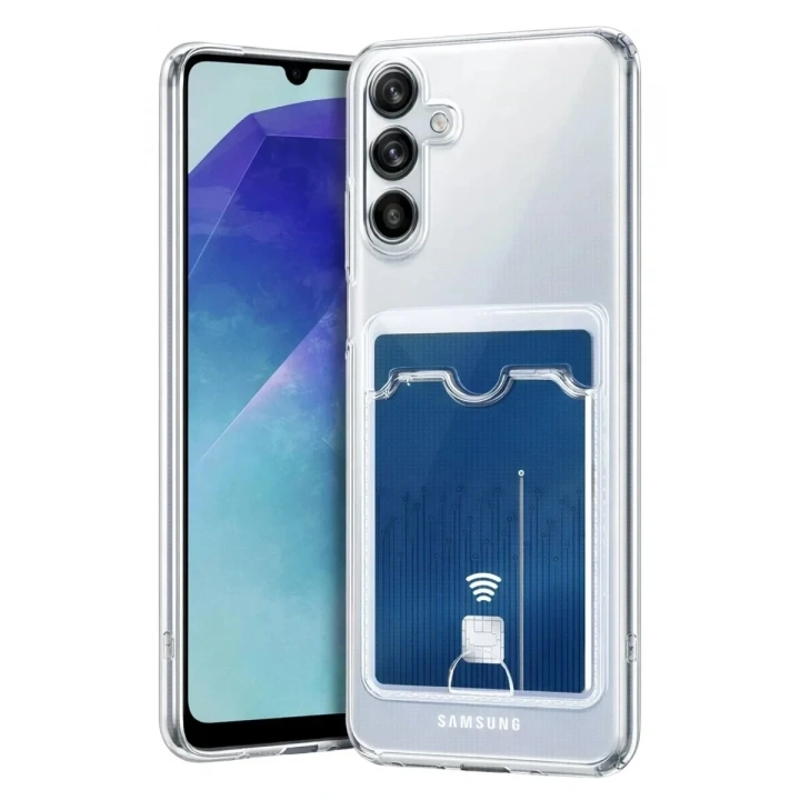 Mey İthalat®  Samsung Galaxy A37 5G Kart Şeffaf Silikon - Şeffaf