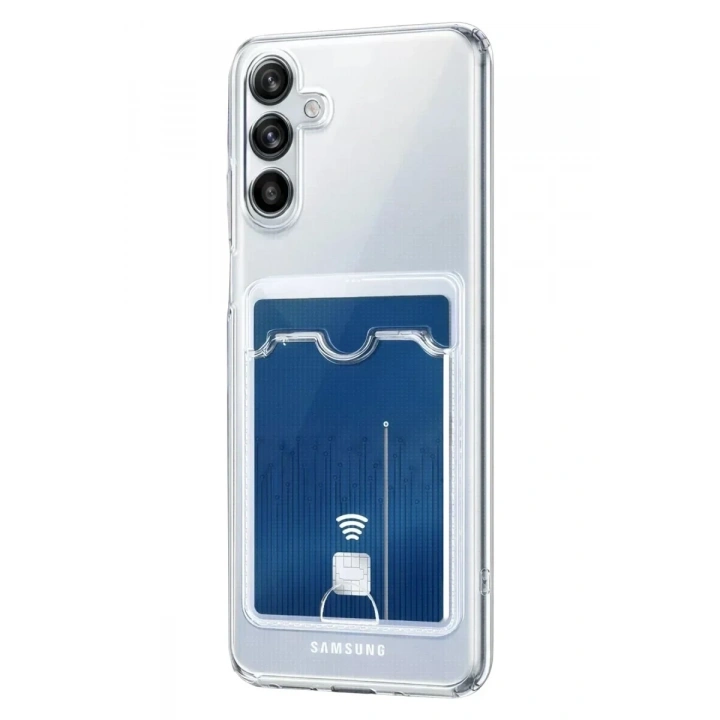 Mey İthalat®  Samsung Galaxy A37 5G Kart Şeffaf Silikon - Şeffaf