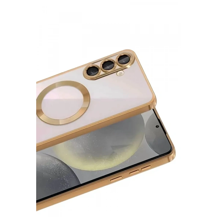 Mey İthalat®  Samsung Galaxy A37 5G Kross Magneticsafe Kapak - Çöl Titanyum