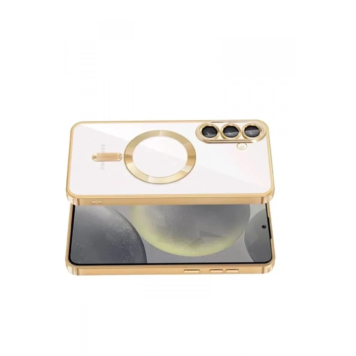 Mey İthalat®  Samsung Galaxy A37 5G Kross Magneticsafe Kapak - Gold