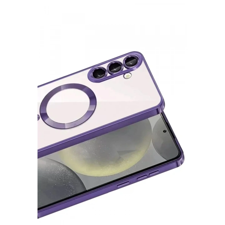 Mey İthalat®  Samsung Galaxy A37 5G Kross Magneticsafe Kapak - Mor