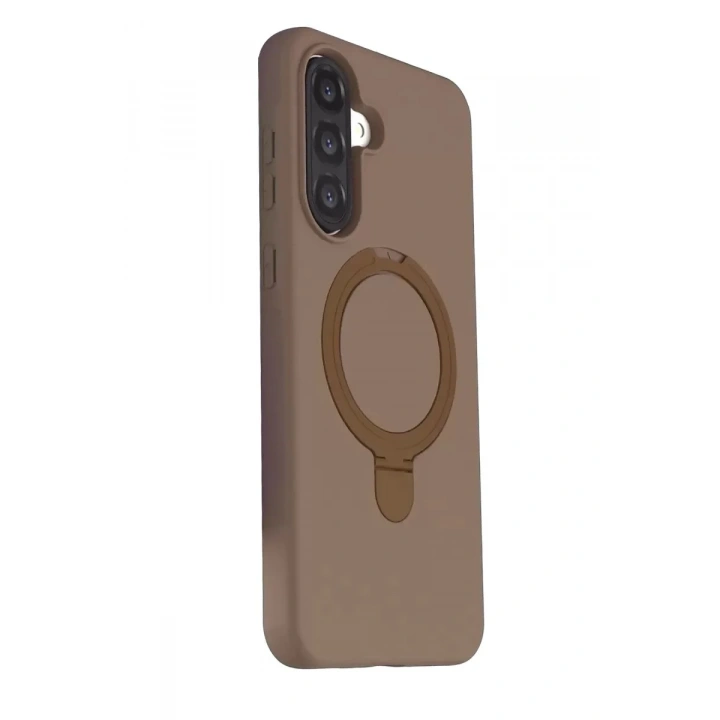 Mey İthalat®  Samsung Galaxy A37 5G Regal Magsafe Standlı Kapak - Çöl Titanyum