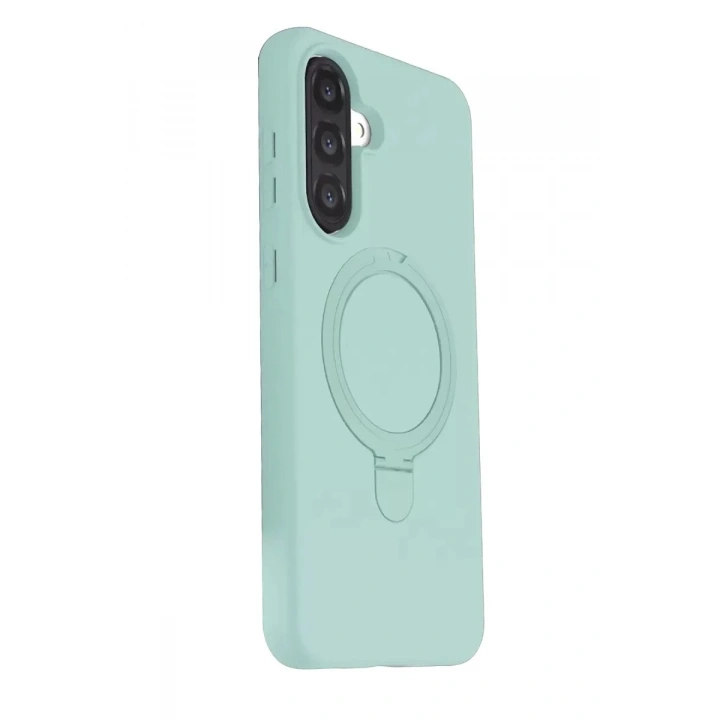 Mey İthalat®  Samsung Galaxy A37 5G Regal Magsafe Standlı Kapak - Su Yeşili