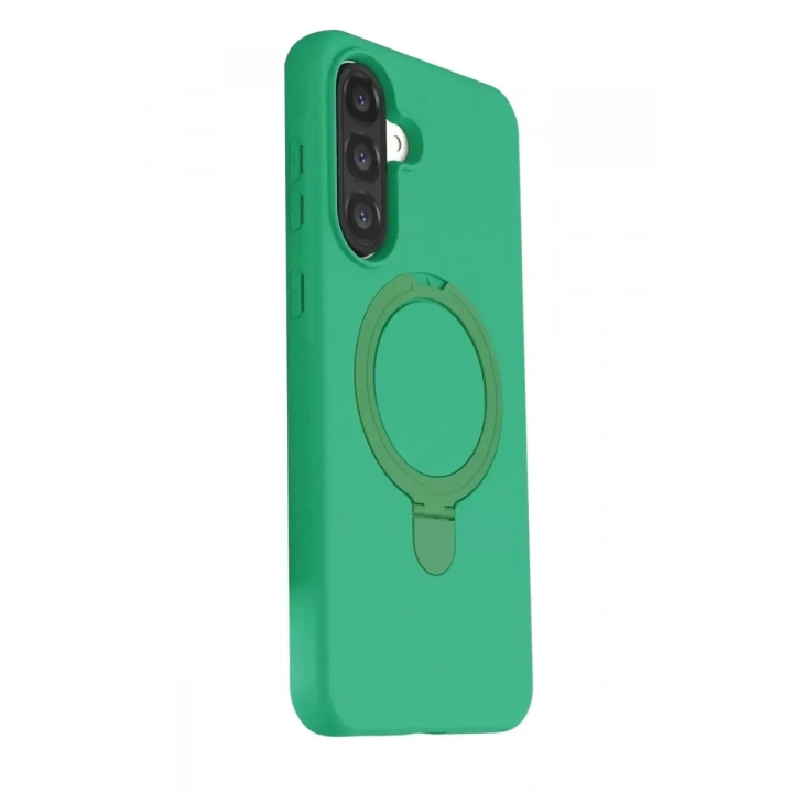 Mey İthalat®  Samsung Galaxy A37 5G Regal Magsafe Standlı Kapak - Yeşil