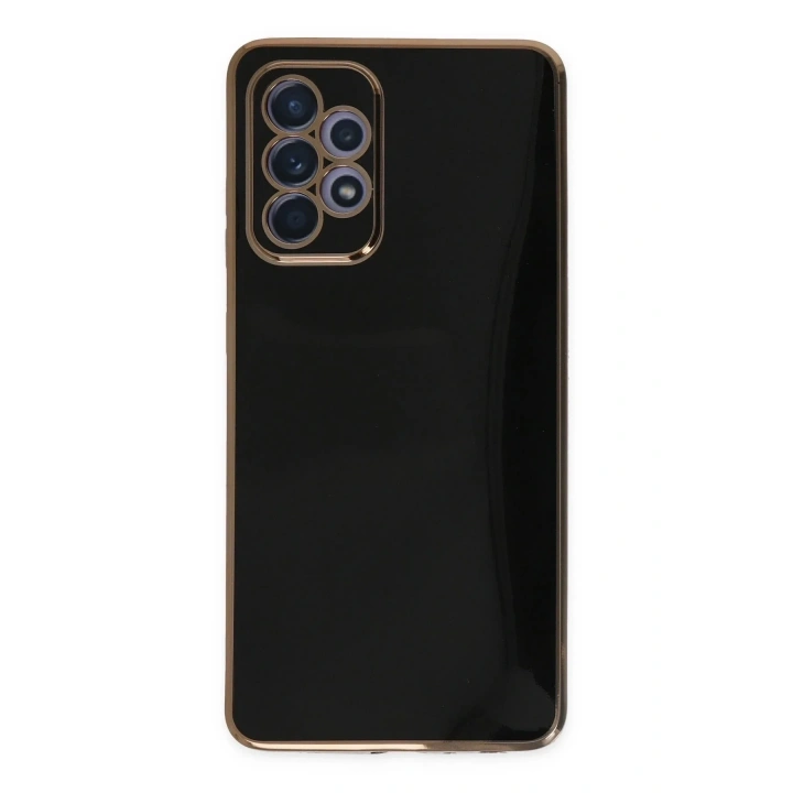 Mey İthalat®  Samsung Galaxy A52 Kılıf Volet Silikon - Siyah
