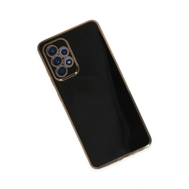Mey İthalat®  Samsung Galaxy A52 Kılıf Volet Silikon - Siyah