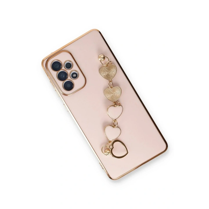 Mey İthalat®  Samsung Galaxy A53 5G Kılıf Esila Silikon - Pudra