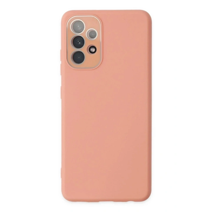 Mey İthalat®  Samsung Galaxy A53 5G Kılıf Lansman Glass Kapak - Pembe
