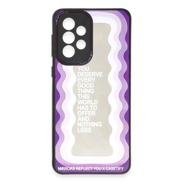 Mey İthalat®  Samsung Galaxy A53 5G Kılıf Mirror Desenli Kapak - Mirror - 5