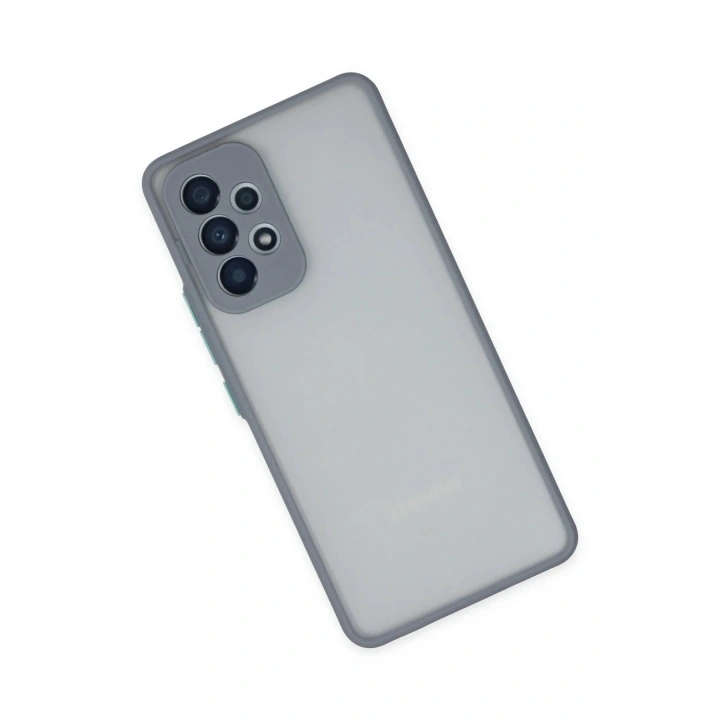 Mey İthalat®  Samsung Galaxy A53 5G Kılıf Montreal Silikon Kapak - Gri