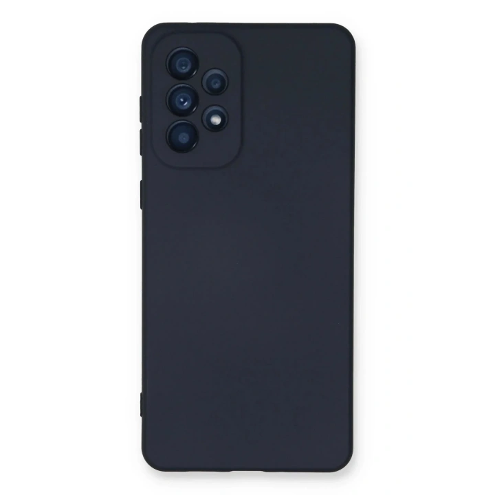 Mey İthalat®  Samsung Galaxy A53 5G Kılıf Nano içi Kadife Silikon - Lacivert