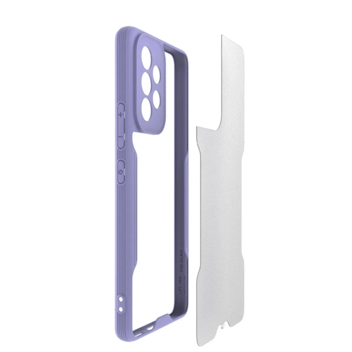 Mey İthalat®  Samsung Galaxy A53 5G Kılıf Platin Silikon - Sarı