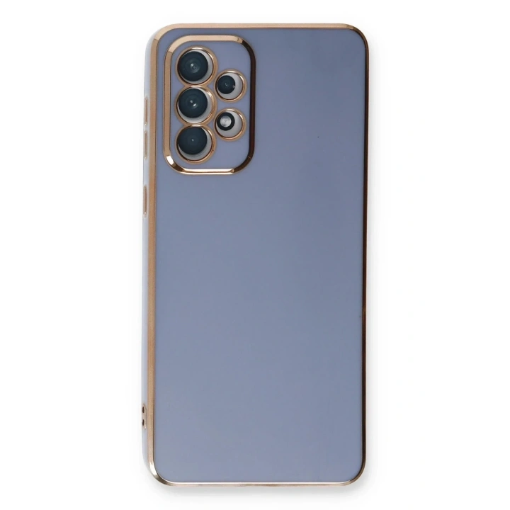 Mey İthalat®  Samsung Galaxy A53 5G Kılıf Volet Silikon - Mavi