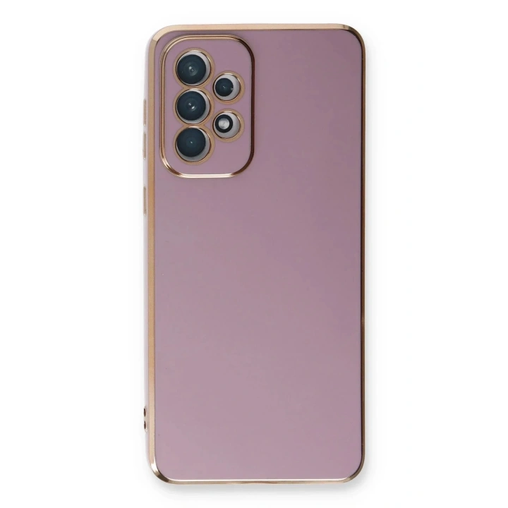 Mey İthalat®  Samsung Galaxy A53 5G Kılıf Volet Silikon - Mor