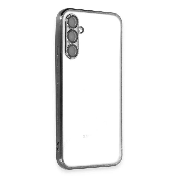 Mey İthalat®  Samsung Galaxy A54 5G Kılıf  Lensli Silikon - Siyah