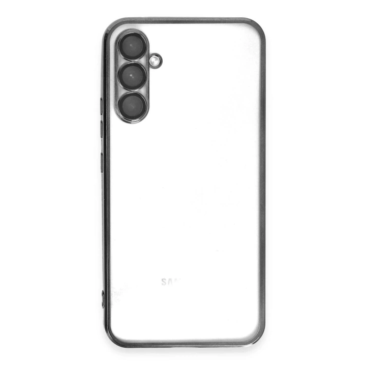 Mey İthalat®  Samsung Galaxy A54 5G Kılıf  Lensli Silikon - Siyah