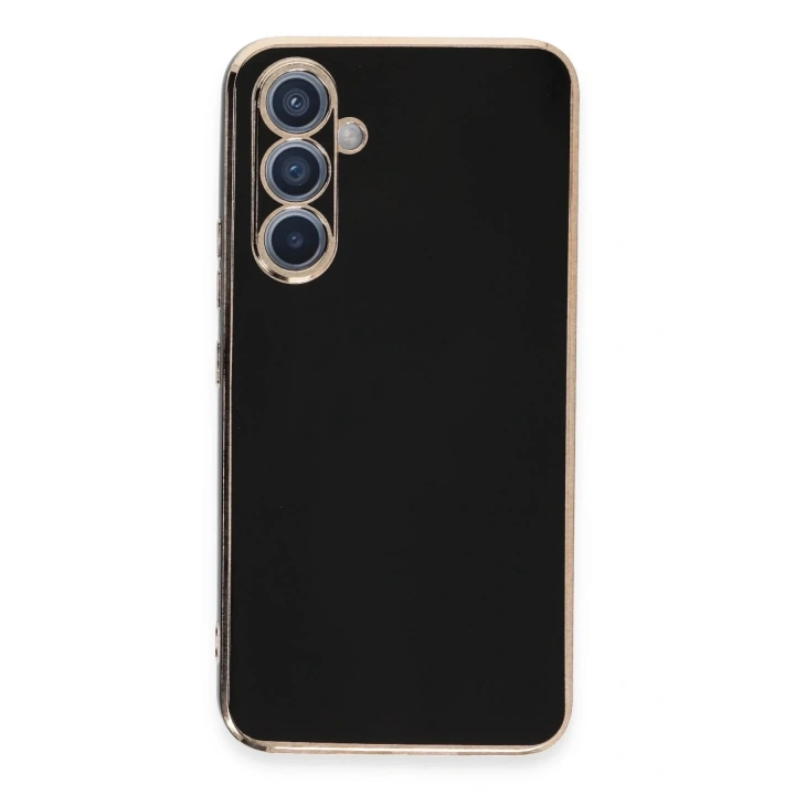 Mey İthalat®  Samsung Galaxy A54 5G Kılıf Volet Silikon - Siyah
