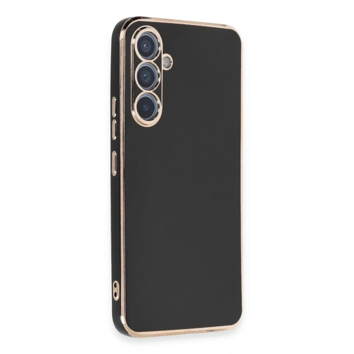Mey İthalat®  Samsung Galaxy A54 5G Kılıf Volet Silikon - Siyah