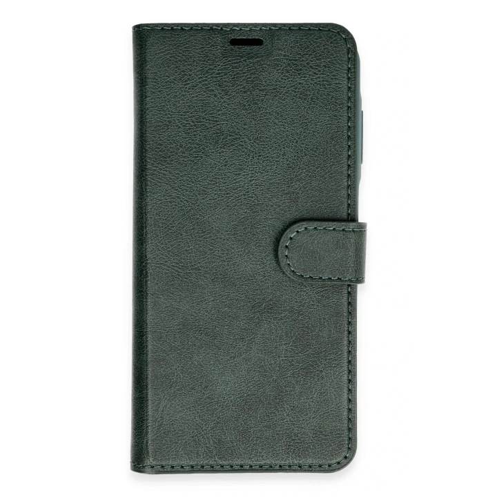 Mey İthalat®  Samsung Galaxy A55 5G Kılıf Trend S Plus Kapaklı Kılıf - Yeşil