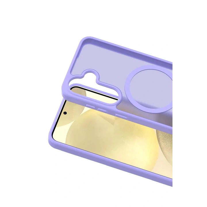 Mey İthalat®  Samsung Galaxy A56 Jota Magsafe Kapak - Lila