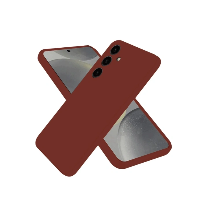 Mey İthalat®  Samsung Galaxy A56 Kılıf First Silikon - Bordo