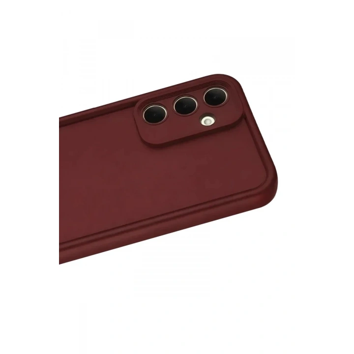 Mey İthalat®  Samsung Galaxy A56 Kılıf Viera Silikon - Bordo