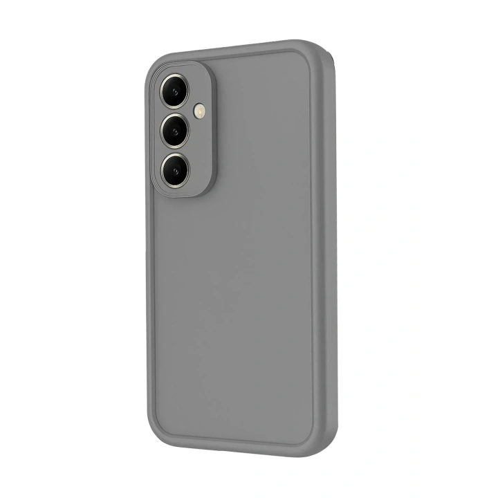 Mey İthalat®  Samsung Galaxy A56 Kılıf Viera Silikon - Gri