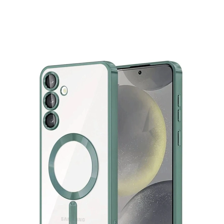 Mey İthalat®  Samsung Galaxy A56 Kross Magneticsafe Kapak - Koyu Yeşil