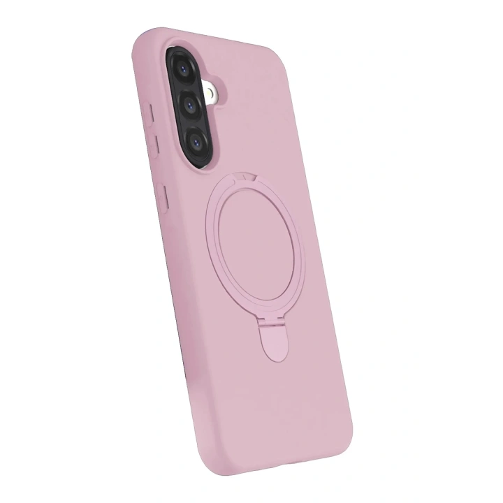 Mey İthalat®  Samsung Galaxy A56 Regal Magsafe Standlı Kapak - Açık Pembe