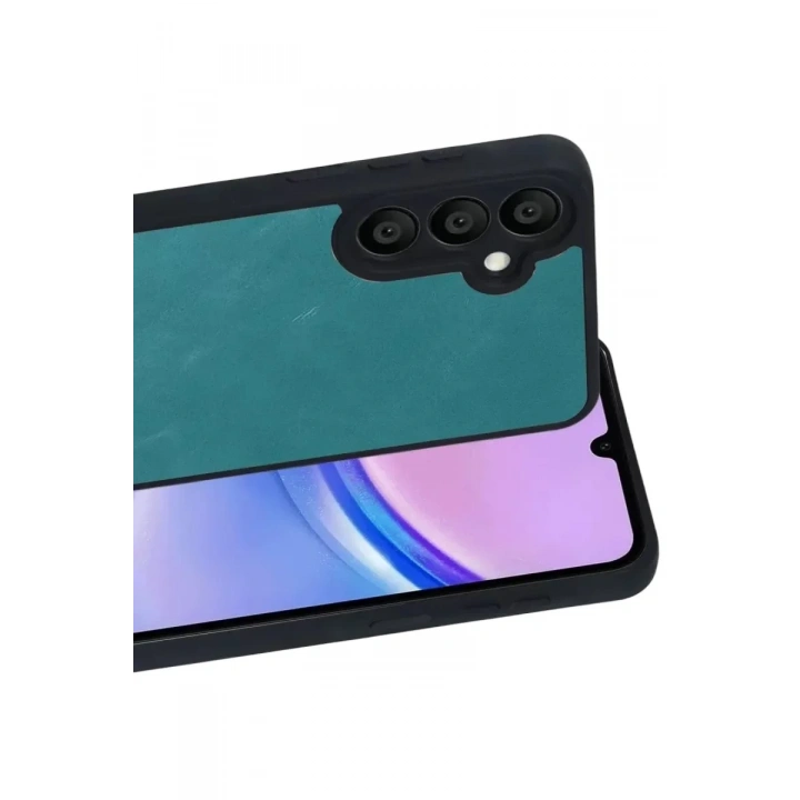 Mey İthalat®  Samsung Galaxy A57 5G Aras Deri Kapak - Açık Yeşil