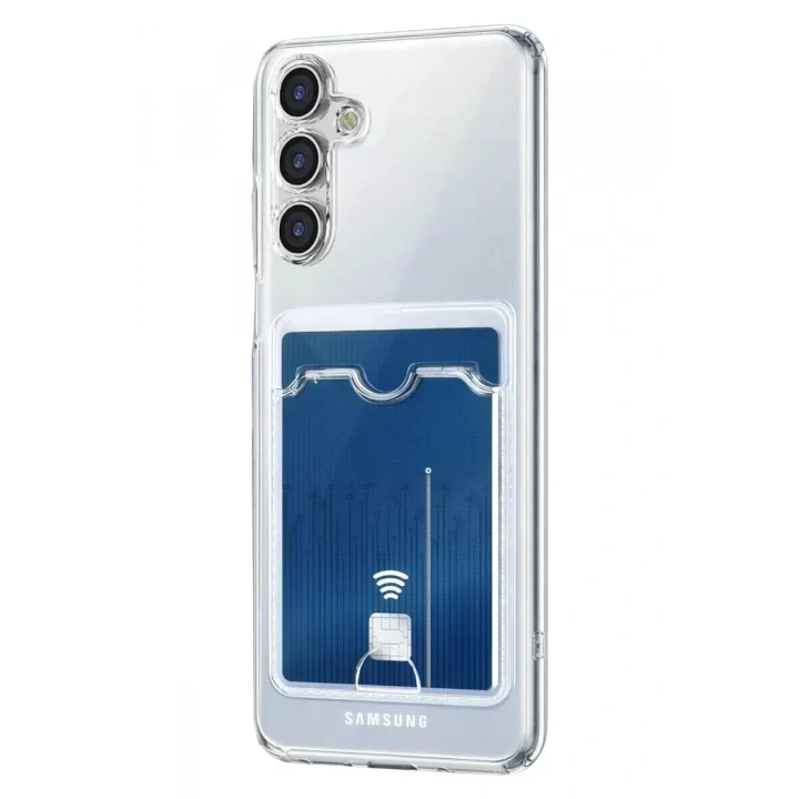 Mey İthalat®  Samsung Galaxy A57 5G Kart Şeffaf Silikon - Şeffaf
