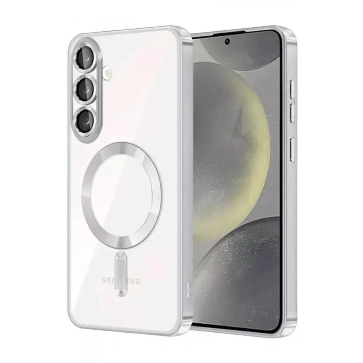 Mey İthalat®  Samsung Galaxy A57 5G Kross Magneticsafe Kapak - Gümüş