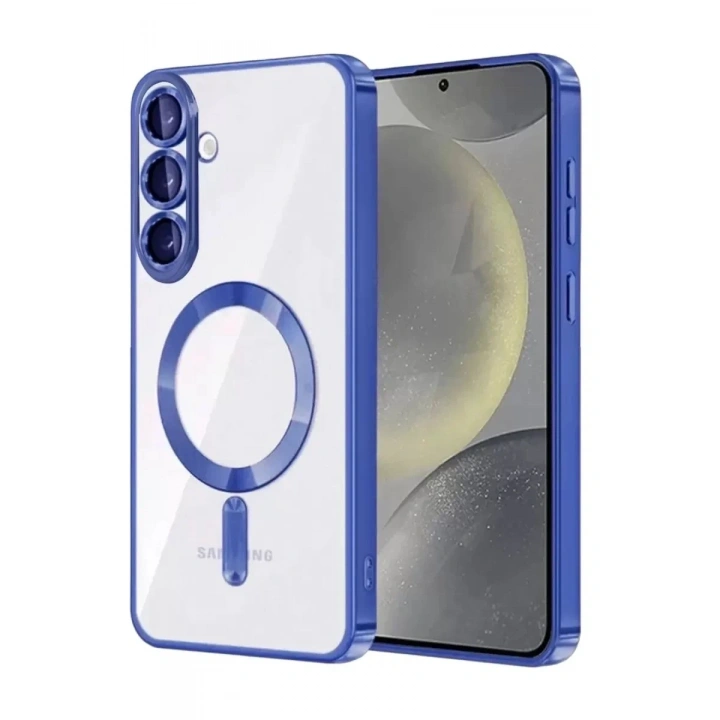 Mey İthalat®  Samsung Galaxy A57 5G Kross Magneticsafe Kapak - Lacivert