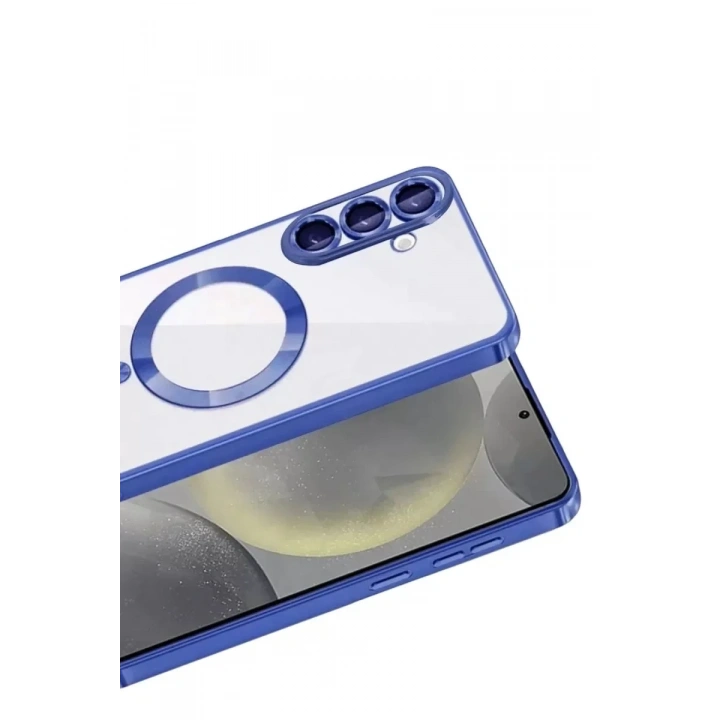 Mey İthalat®  Samsung Galaxy A57 5G Kross Magneticsafe Kapak - Lacivert