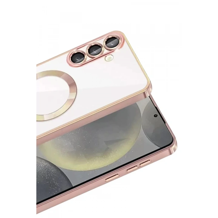 Mey İthalat®  Samsung Galaxy A57 5G Kross Magneticsafe Kapak - Rose